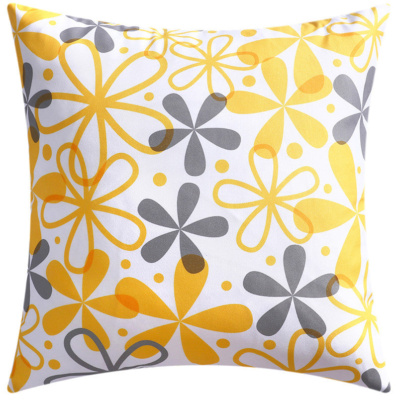 Flower Double Side Print Cushion