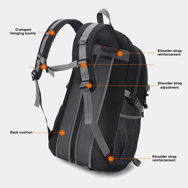 Fashion Large Capacity Waterproof Travel Hiking Backpack