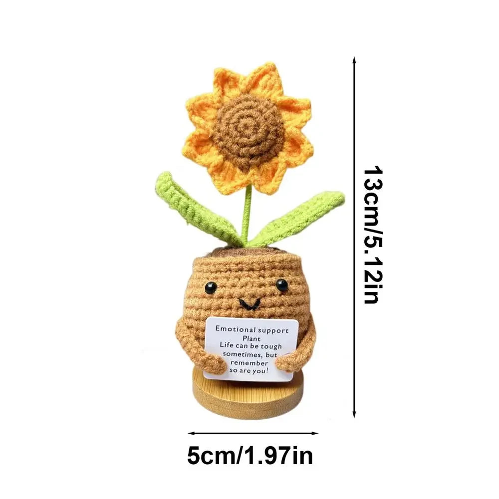 New Positive Energy Heart Flower Hand-woven Dolls