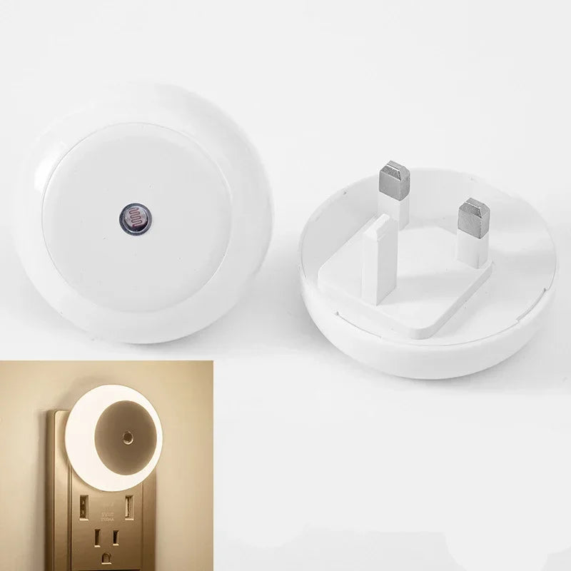 Sensor LED Night Plug-in Bedsides Lamp