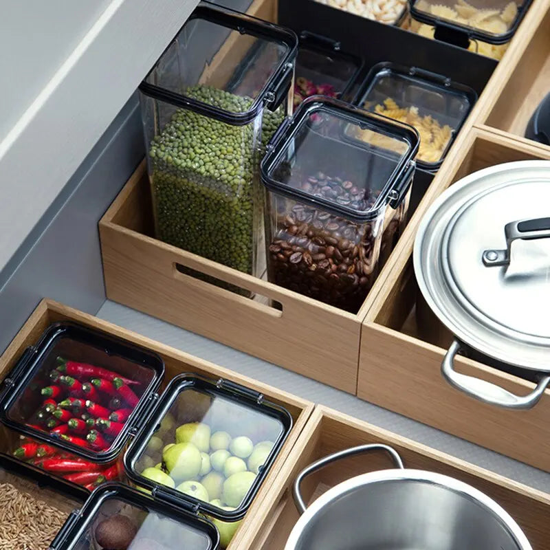 Transparent Food Storage Containers