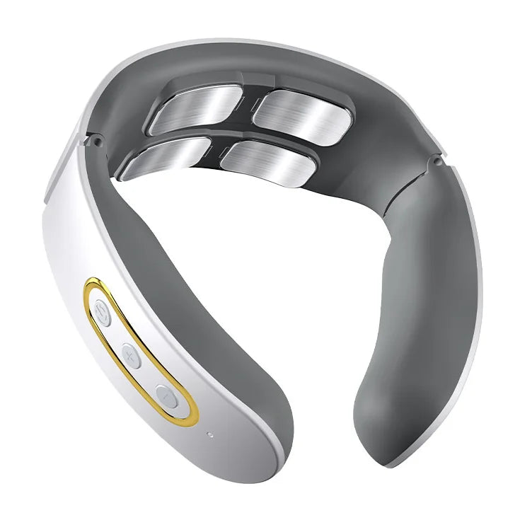 Electric Neck Magnetic Pulse Heating Relax Pain Relief Massage