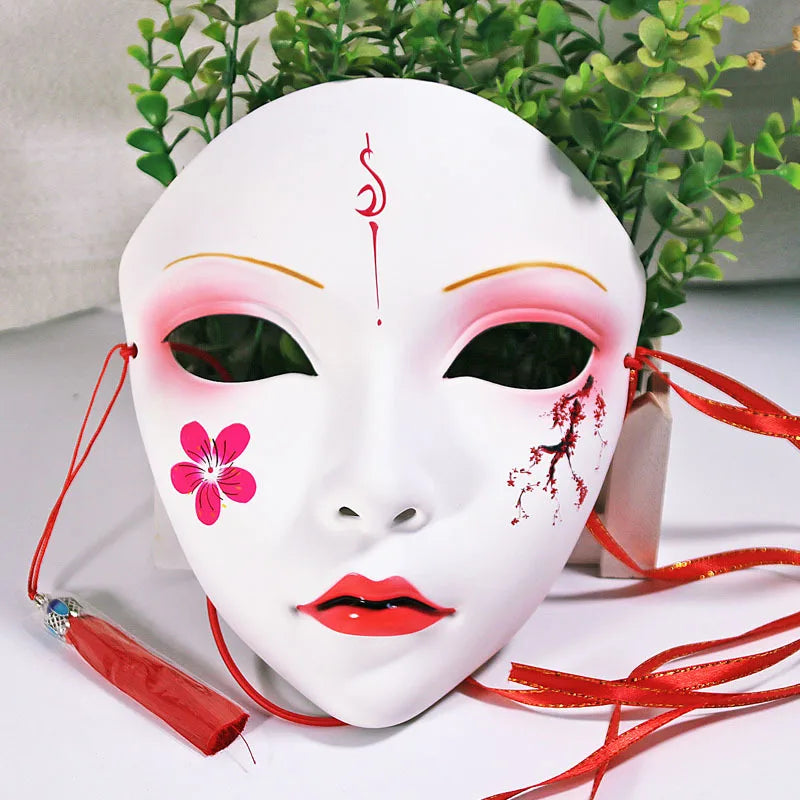 Halloween Party Mask Chinese Style Hand-Painted
