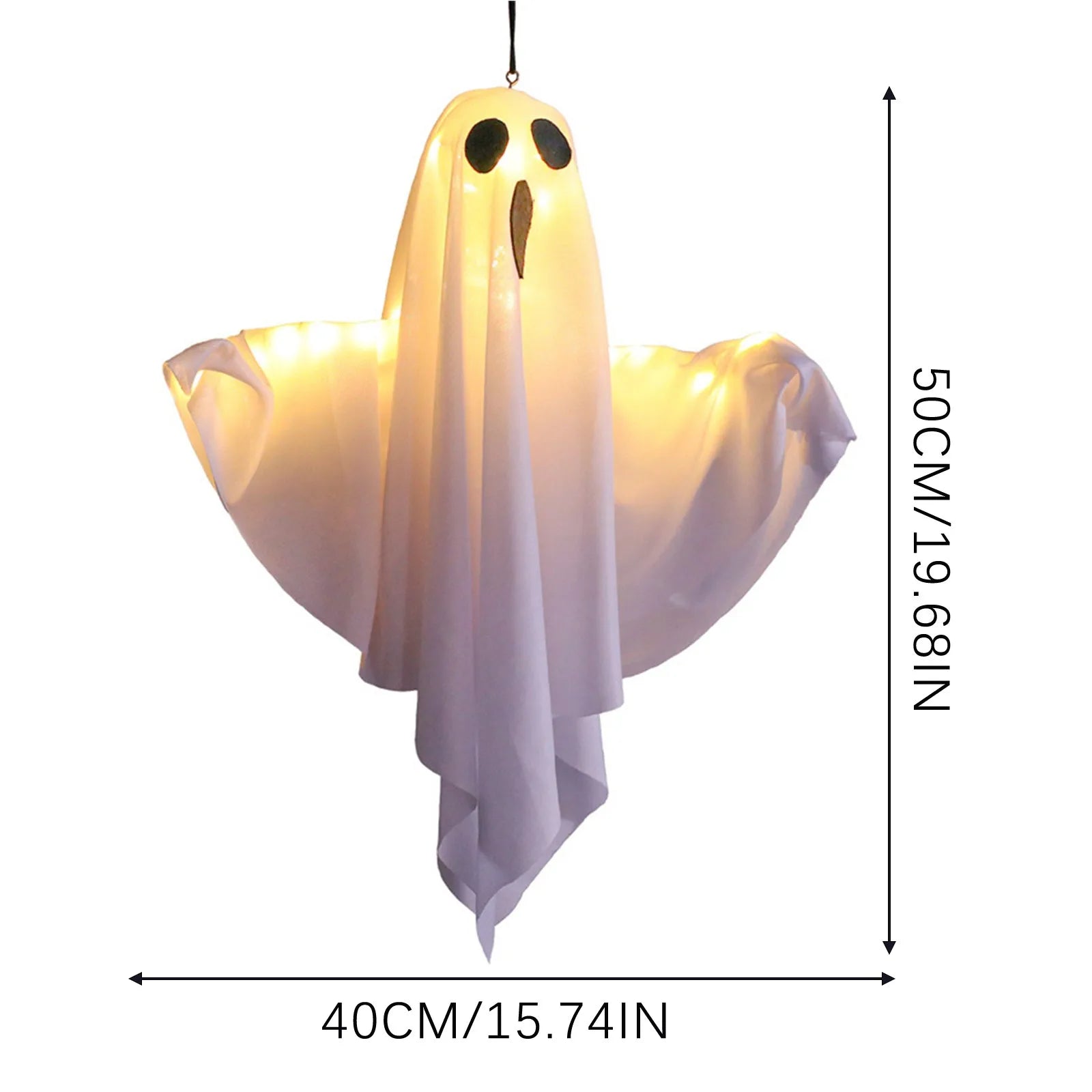 Halloween Ghost Halloween Hanging 50X40cm