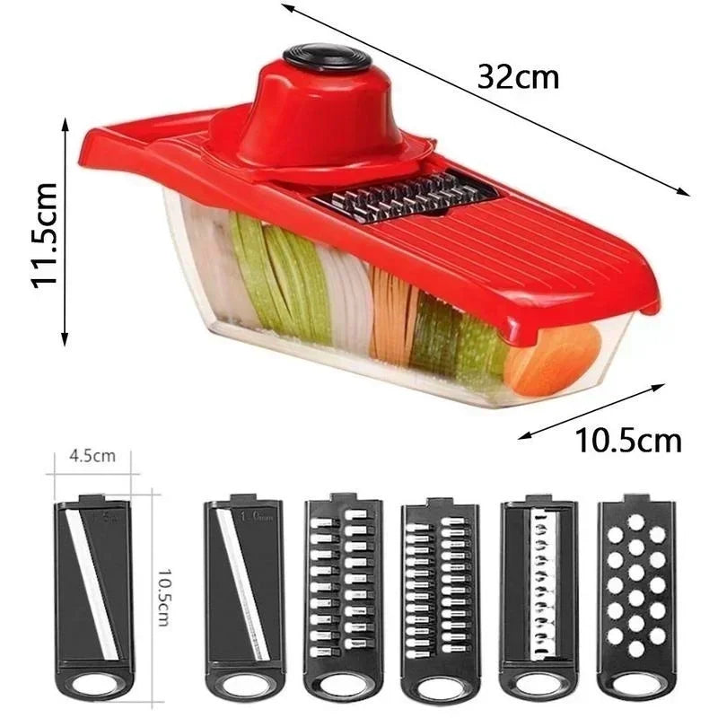 6in1 Vegetable Slicer and Cutter