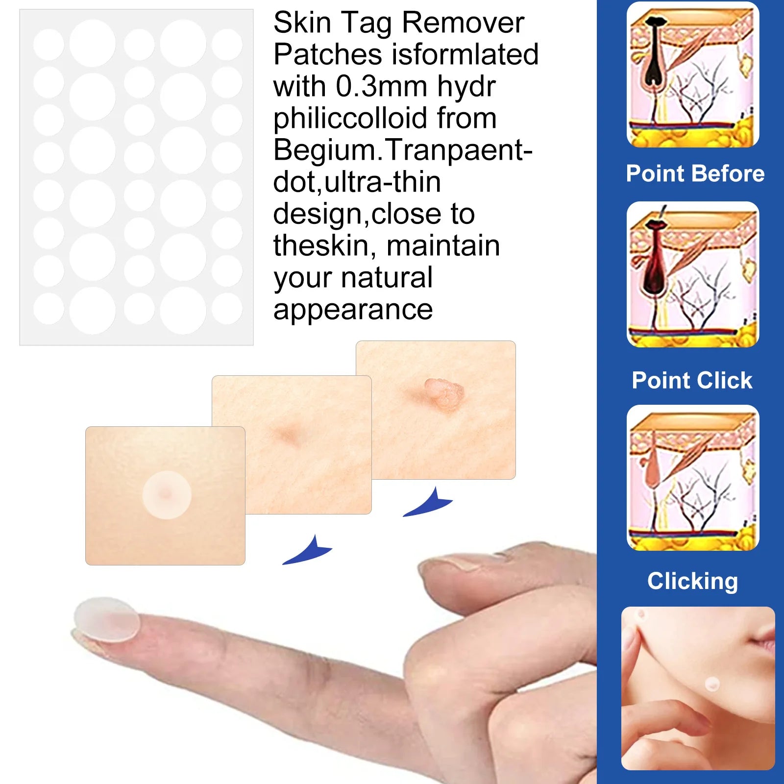 2 In 1 Painless Auto Face Skin Care Treatments Remover