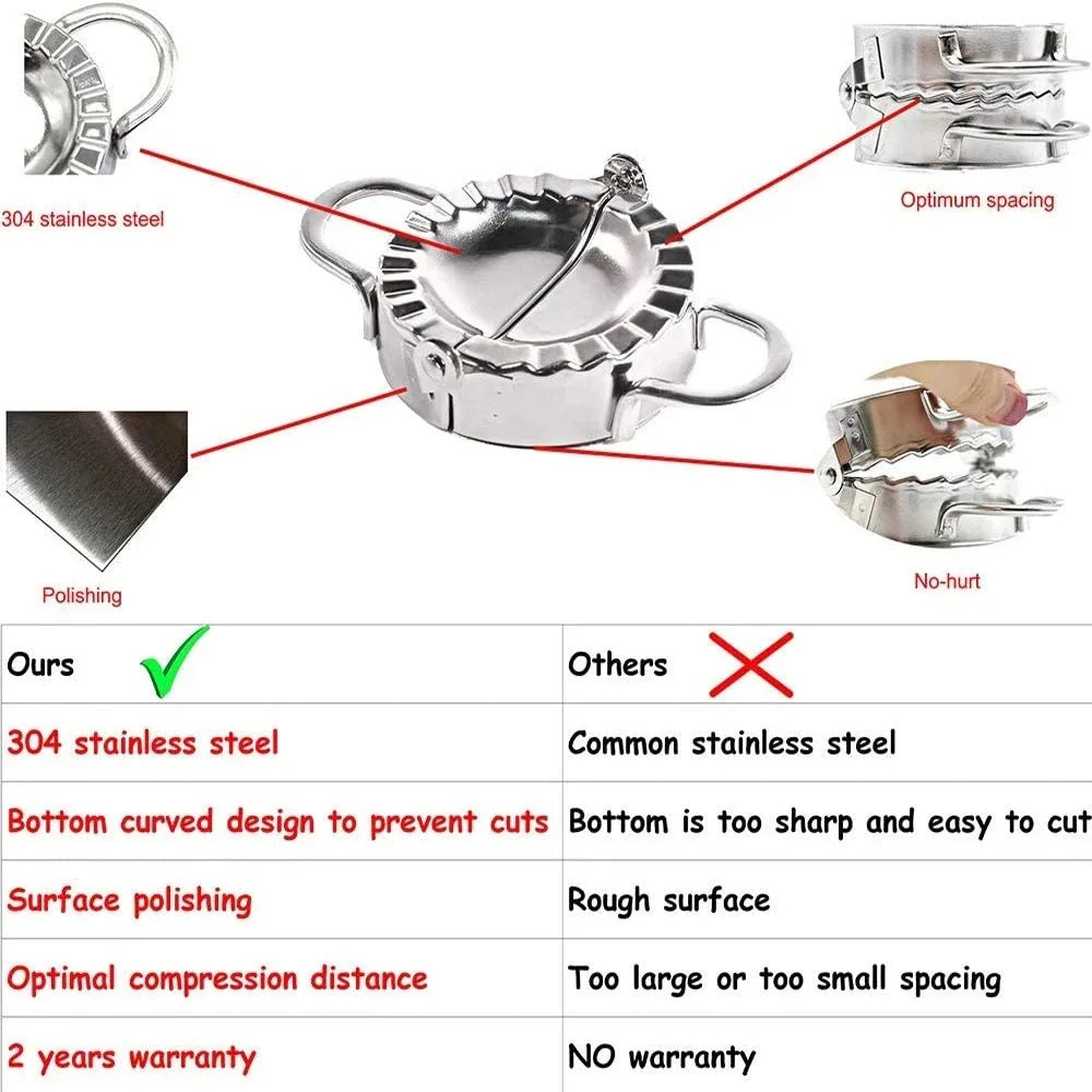 Stainless Steel Dumpling Skin Mold Ravioli Maker