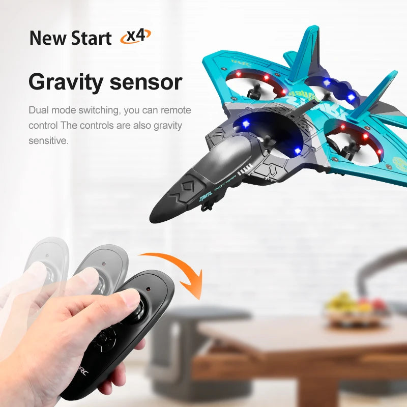 Remote Control 2.4G Gravity Sensor Aircraft Kids Toys