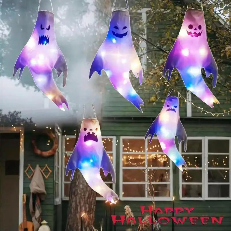 Halloween Ghost Hanging with LED Light