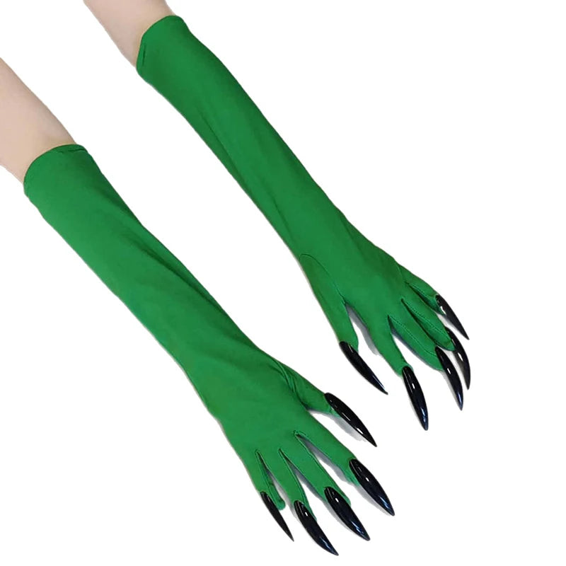 43cm Women Halloween  Devil's Ghost Claws Gloves
