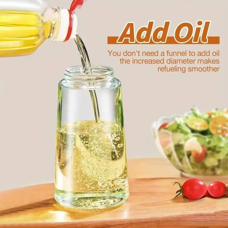Multifunctional oil bottle 2-in-1 sprayer cooking oil dispenser