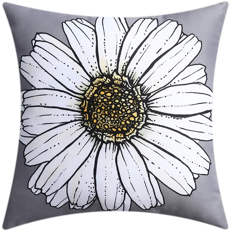 Flower Double Side Print Cushion