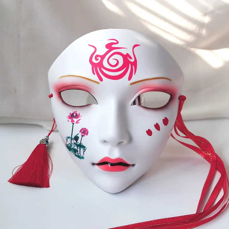 Halloween Party Mask Chinese Style Hand-Painted