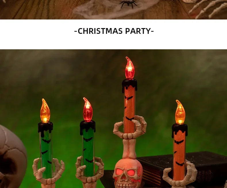 Halloween Skull Candle Lantern