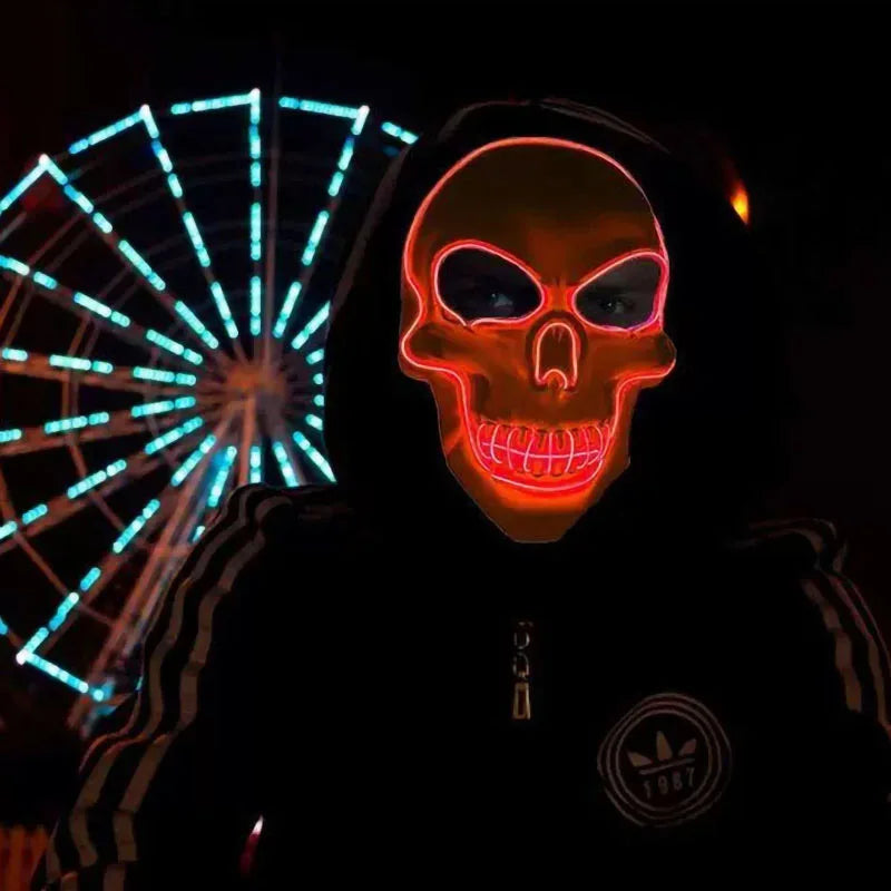 Halloween Horror Skull LED Halloween Mask