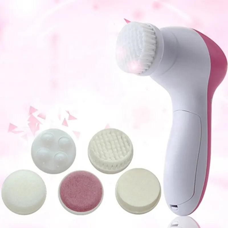 Electric 5 IN 1 Brush Wash Skin Care Tools