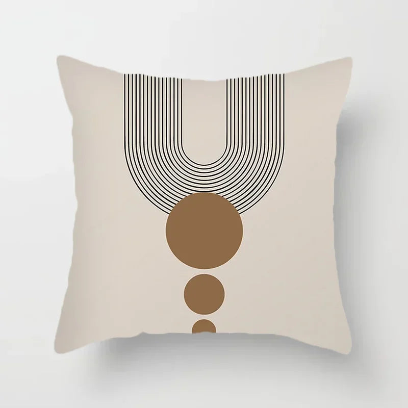Creative Abstract Line Pattern Cushion Cover