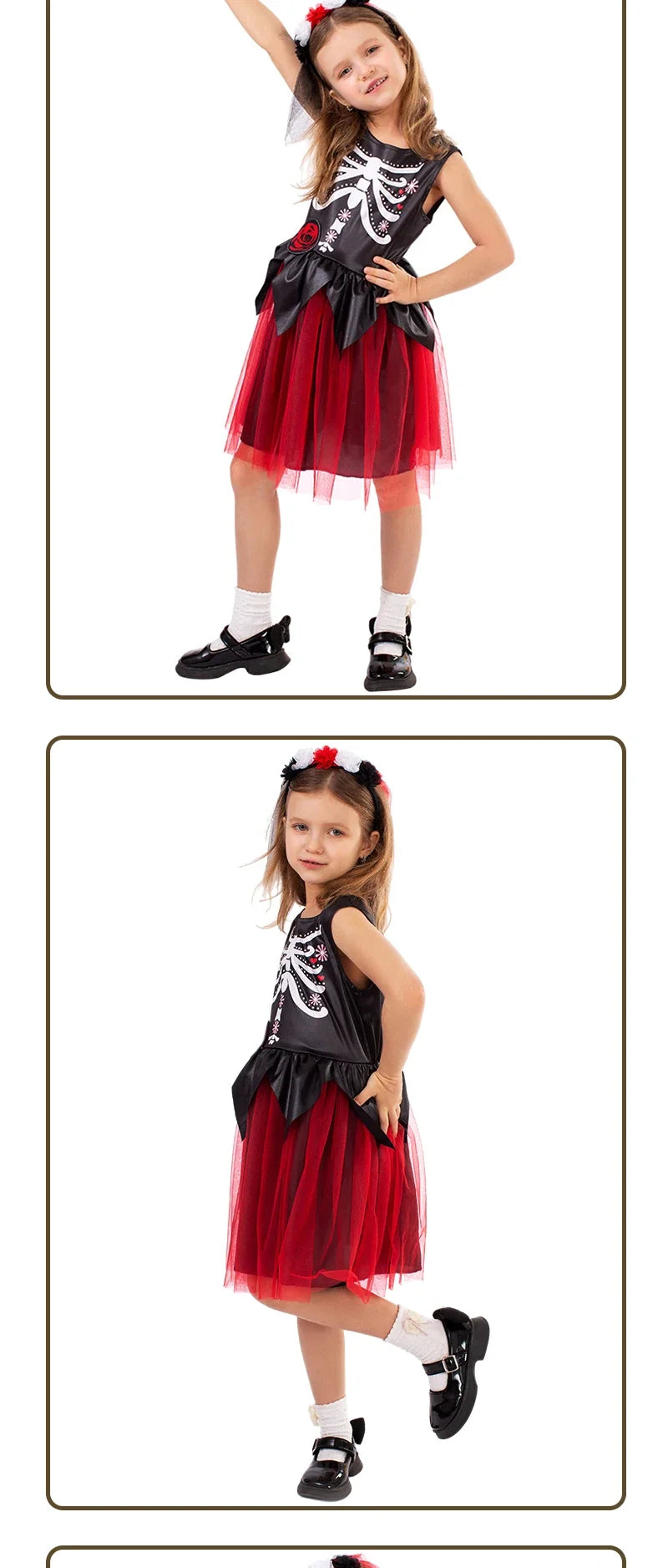 Halloween cosplay girls sleepveless party dress