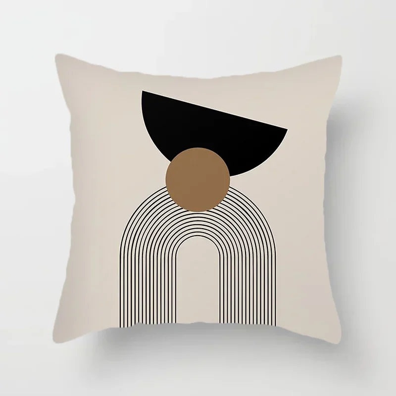 Creative Abstract Line Pattern Cushion Cover