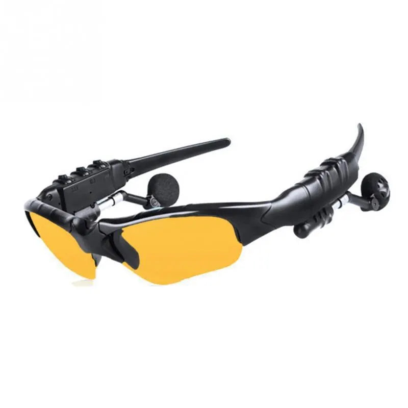 Stereo Earphones Wireless Headset with Mic Sunglasses