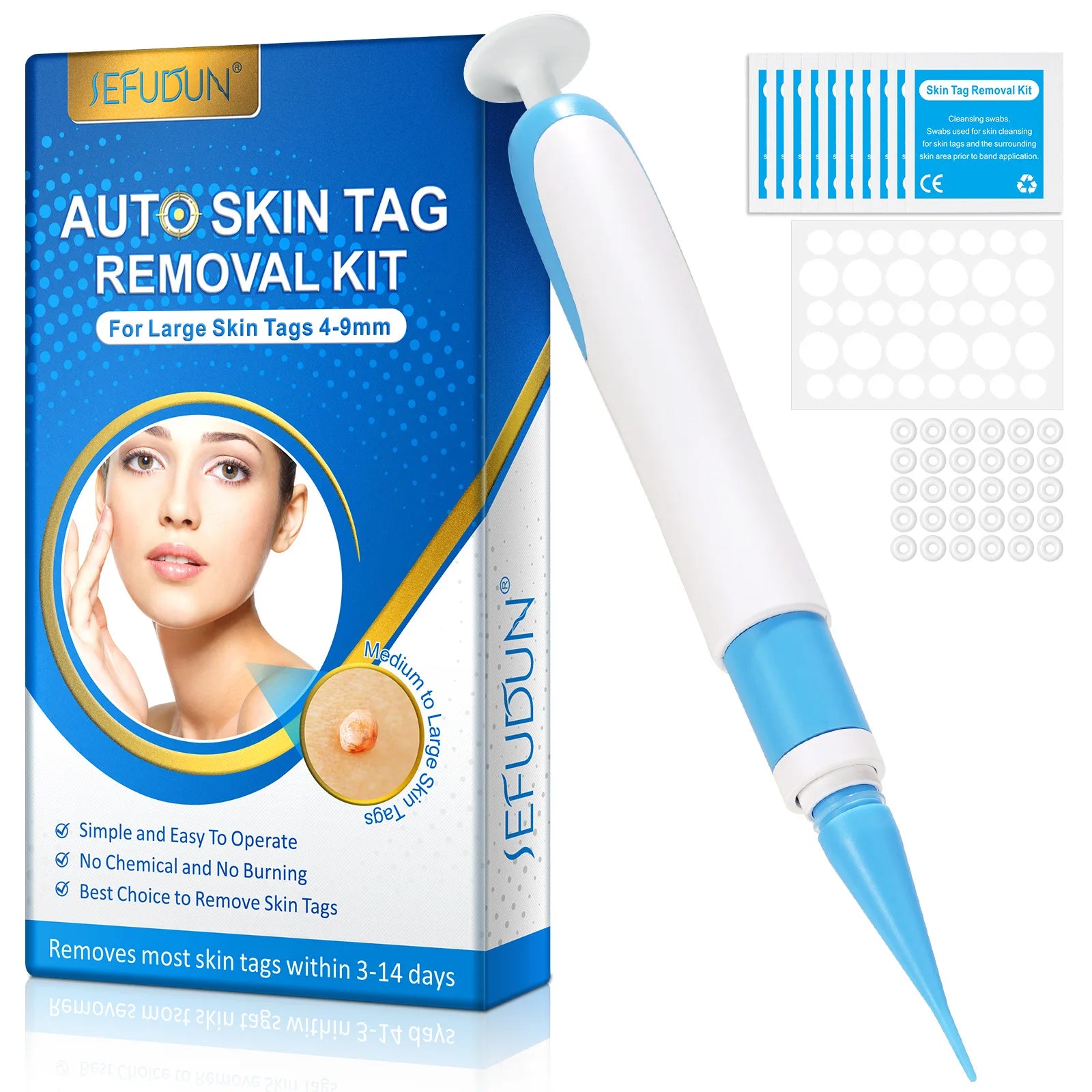 2 In 1 Painless Auto Face Skin Care Treatments Remover