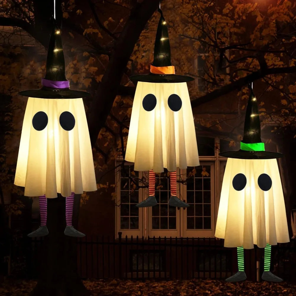 Luminous Halloween Hanging Ghost Floating LED