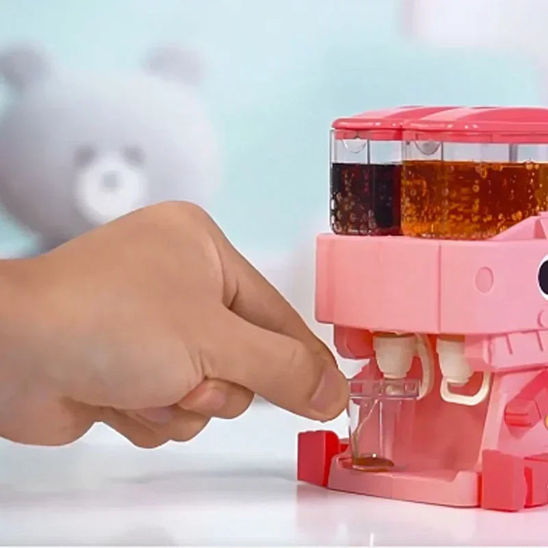 Children Dinosaur Water Dispenser Mini Juice Drinking Fountain Toy