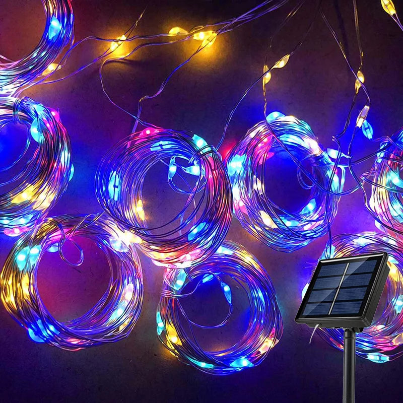 Solar Curtain Waterproof Solar String Lights