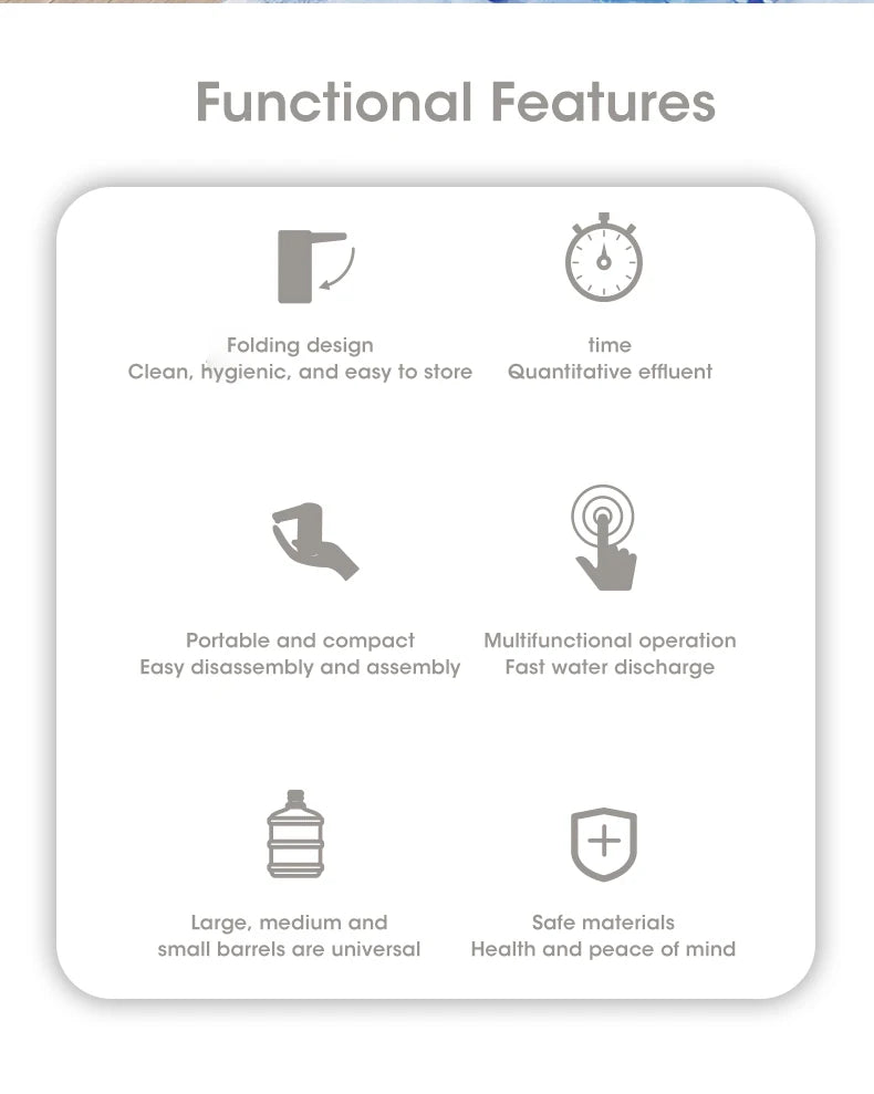 Electric Bottle Mini Portable Water Pump