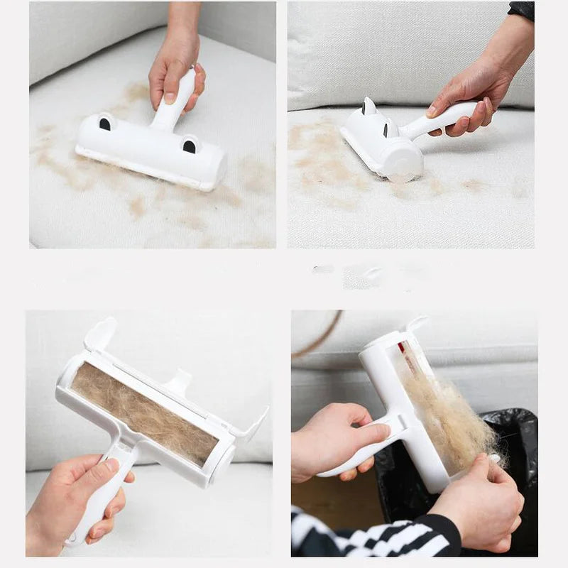Furniture Self-cleaning Brush Pet Hair Remover Roller
