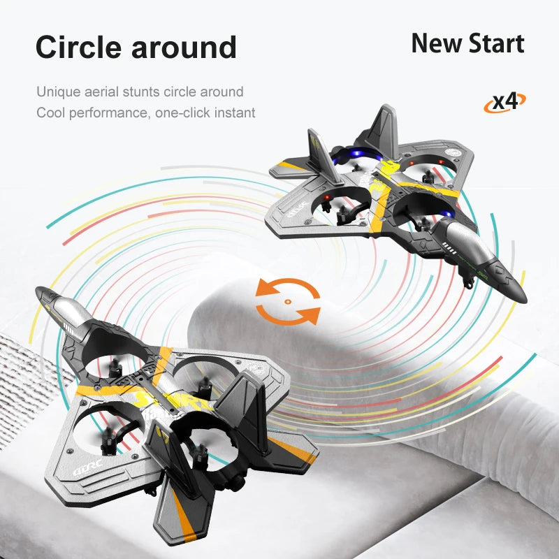 Remote Control 2.4G Gravity Sensor Aircraft Kids Toys