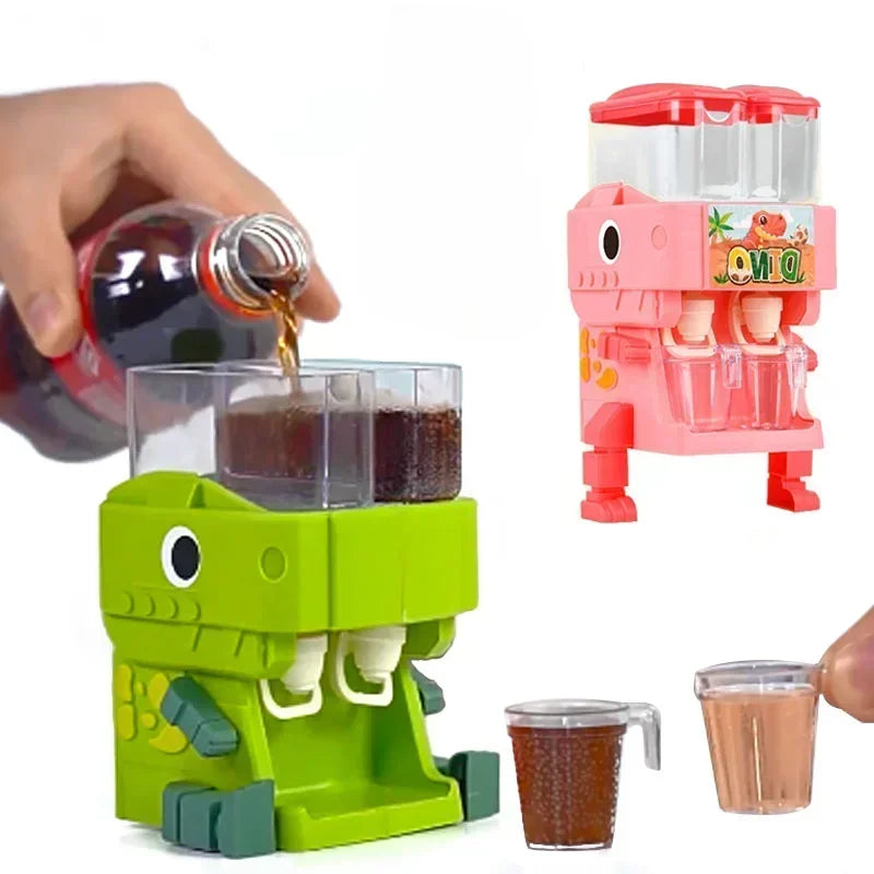 Children Dinosaur Water Dispenser Mini Juice Drinking Fountain Toy