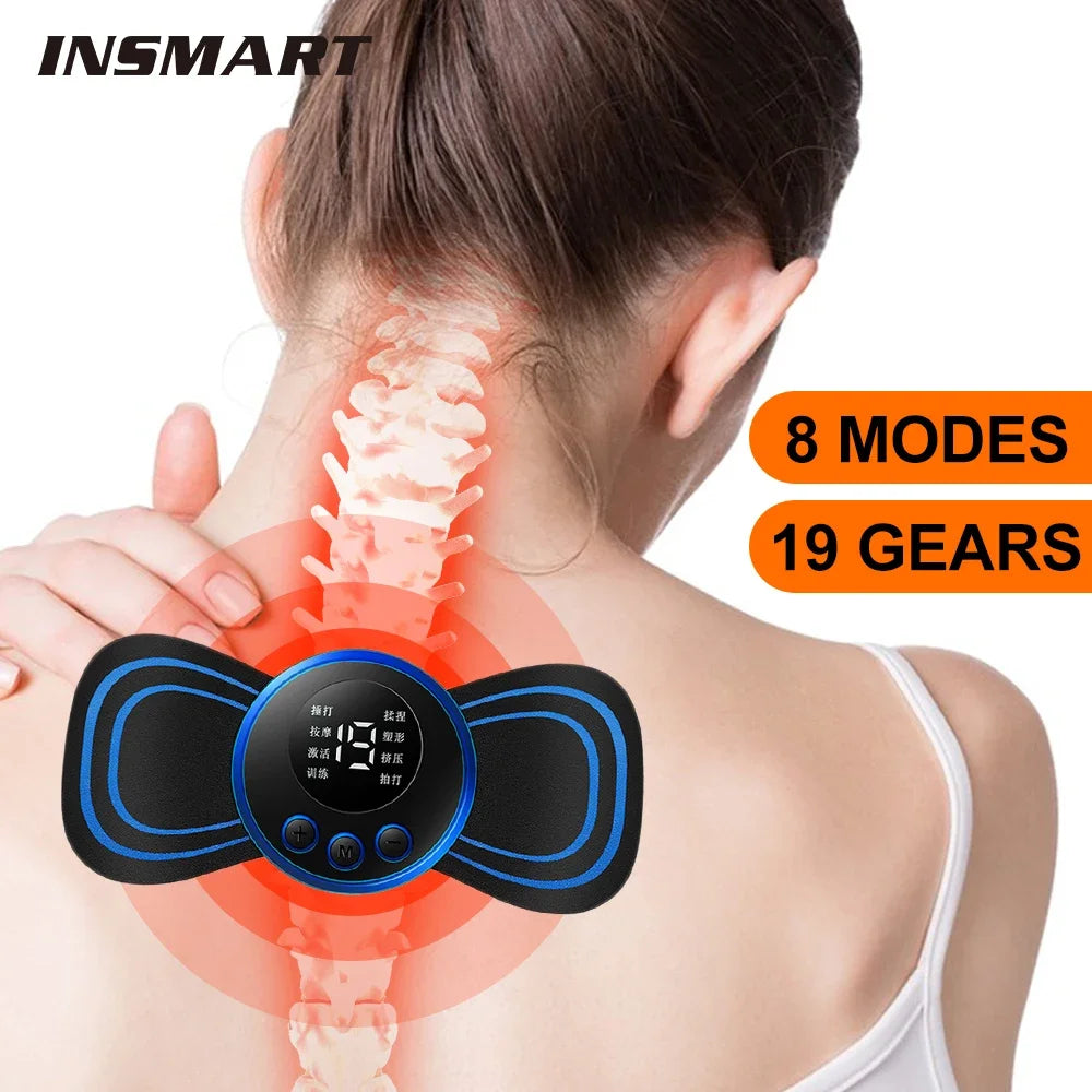 Mini Electric Neck Massage Relax Muscle Fatigue Tools